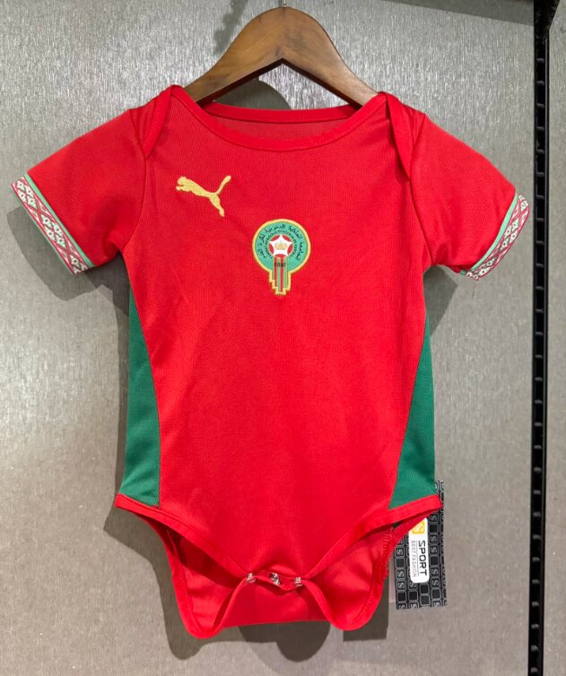 Morocco 2026 Baby World Cup Home Soccer Jersey